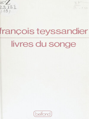 cover image of Livres du songe
